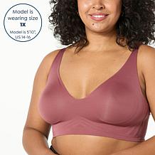 "As Is" Rhonda Shear 2-pack Gel Bra without Back Closure