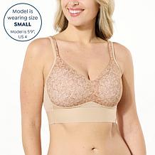 "As Is" Rhonda Shear 2-pack Molded Cup Bra with Cross Back Mesh Detail