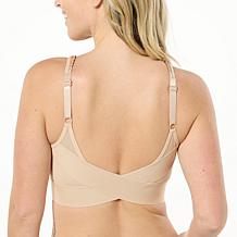 "As Is" Rhonda Shear 2-pack Molded Cup Bra with Cross Back Mesh Detail