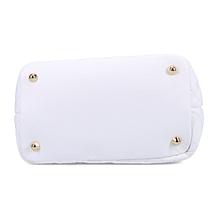 "As Is" Ron White Easton Quilted Nappa Leather Satchel Bag