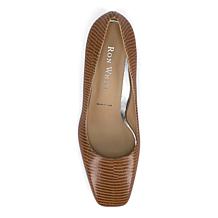 "As Is" Ron White Lucille Liz Leather Heeled Pump w/ All-Day Heels®...