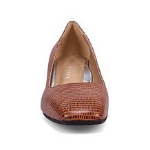 "As Is" Ron White Lucille Liz Leather Heeled Pump w/ All-Day Heels®...