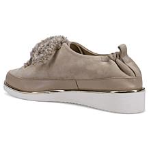 "As Is" Ron White Nalla Leather Sneaker with Satin Shoe Bag