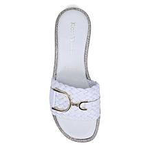 "As Is" Ron White Vivian Ultralight Leather Slide Sandal