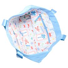 "As Is" Samantha Brown Reversible Solid/Print Tote Bag
