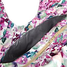 "As Is" Samantha Brown To-Go Quilted Travel Hobo with Crossbody