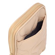 "As Is" Samantha Brown To-Go Quilted Travel Hobo with Crossbody