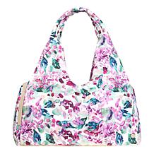 "As Is" Samantha Brown To-Go Quilted Travel Hobo with Crossbody