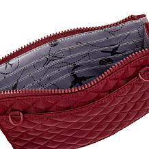 "As Is" Samantha Brown To-Go RFID Quilted Crossbody Wallet