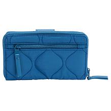 "As Is" Samantha Brown To-Go RFID Turn Lock Quilted Wallet