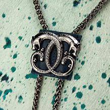 "As Is" Sharif Legacy Haircalf Leather Drawstring Shoulder Bag