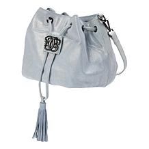 "As Is" Sharif Legacy Leather Balloon Drawstring Crossbody Bag
