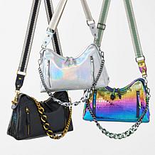 "As Is" Sharif Legacy Milano Leather Satchel with Two Shoulder Straps