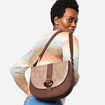 "As Is" Sharif Legacy Nubuck Saddle Bag