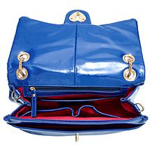 "As Is" Sharif Legacy Printed Haircalf Crossbody with Heart Turnlock