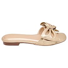 "As Is" SHUSHOP® Bree Oversized Bow Comfortable Flat