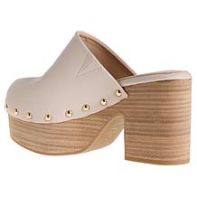 "As Is" SHUSHOP Gigi Clog with Nail Head Studs