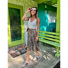 "As Is" SHUSHOP Steffie Striped Lace-Up Fashion Sneaker