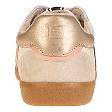 "As Is" SHUSHOP Steffie Striped Lace-Up Fashion Sneaker