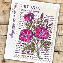 "As Is" Stamps by Me Vintage Script Floral Stamps and Dies - Set of 2