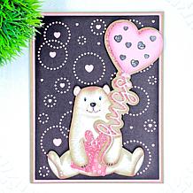 "As Is" Stamps of Life String Balloon Word Die and Stencil Kit