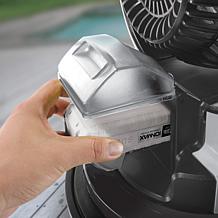 "As Is" Sun Joe 24-Volt Rotating Fan with Misting Feature