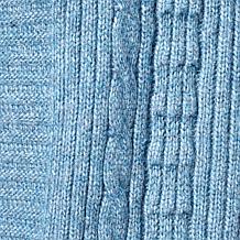 "As Is" Tower Hill by Christie Brinkley Cable Knit Cardigan