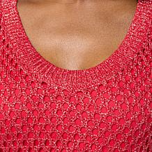 "As Is" TowerHill by Christie Brinkley Crochet Dress