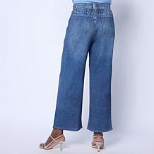 "As Is" TowerHill by Christie Brinkley Cropped Illusion Jean
