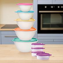 "As Is" Tupperware® 14-piece Wonderlier Vintage Series Bowl Set