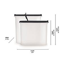 "As Is" Tupperware® 15-piece Super Oval Modular Mates Dry Storage Set