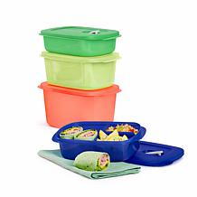 "As Is" Tupperware® 8-piece CrystalWave® Rectangle Food Storage Set