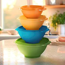 "As Is" Tupperware® 8-piece Heritage Square Bowl Set