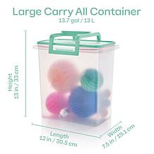 "As Is" Tupperware® Carry All Large & XL Containers 2-piece Set