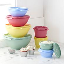 "As Is" Tupperware® Heritage 16-piece Square and Round Bowl Set