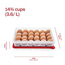 "As Is" Tupperware® Snack-Stor® Large Container with 3 Inserts