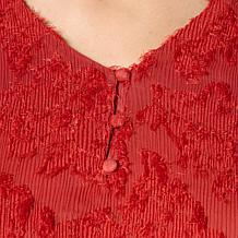 "As Is" TWRHLL by Christie Brinkley Bell-Sleeve Top