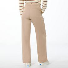 "As Is" TWRHLL by Christie Brinkley High Rise Pleated Wide Leg Trouser
