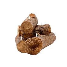 "As Is" Unmatched LED Faux Resin Stacked Logs