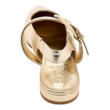 "As Is" Vince Camuto Amoret Leather/Suede Slingback Flat