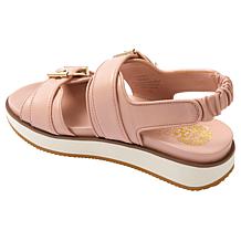 "As Is" Vince Camuto Anivay Leather Slide Sandal