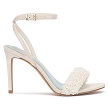 "As Is" Vince Camuto Arleem Beaded Heeled Dress Sandal