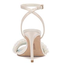 "As Is" Vince Camuto Arleem Beaded Heeled Dress Sandal