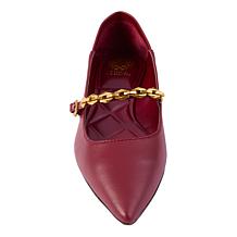 "As Is" Vince Camuto Aylin Chain Leather Ballet Flat