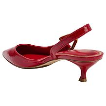 "As Is" Vince Camuto Inari Leather Slingback Kitten Heel