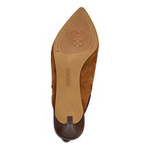 "As Is" Vince Camuto® Kylien Slingback Leather/Suede Heel
