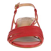 "As Is" Vince Camuto® Layton Slingback Leather Dress Sandal