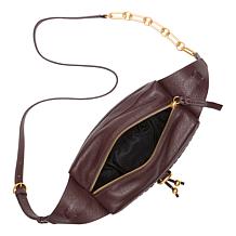 "As Is" Vince Camuto Letta Whipstitch Leather Crossbody