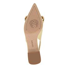 "As Is" Vince Camuto Valiey Leather Slingback Dress Heel