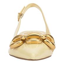 "As Is" Vince Camuto Valiey Leather Slingback Dress Heel